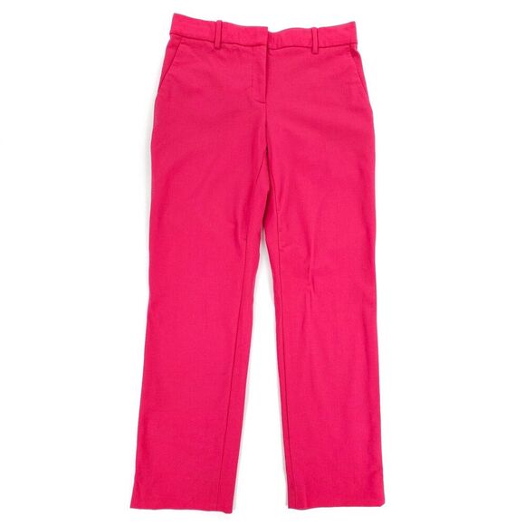 NEW Theory Virgin Wool Treeca 2 Classic Suit Trouser Dress Pants Old Money Pink - Picture 1 of 7